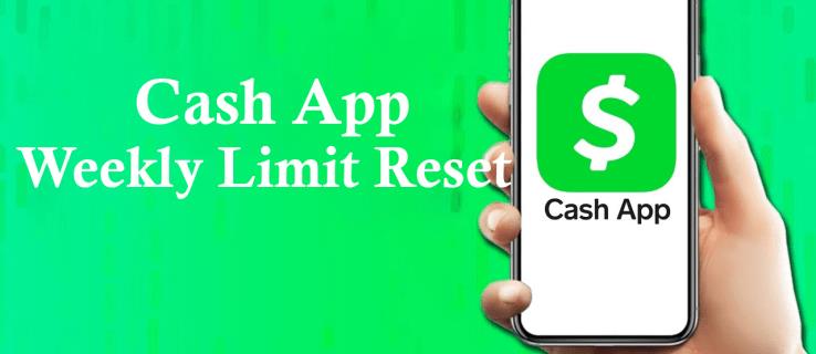 Cash App týdenní reset limitu – průvodce