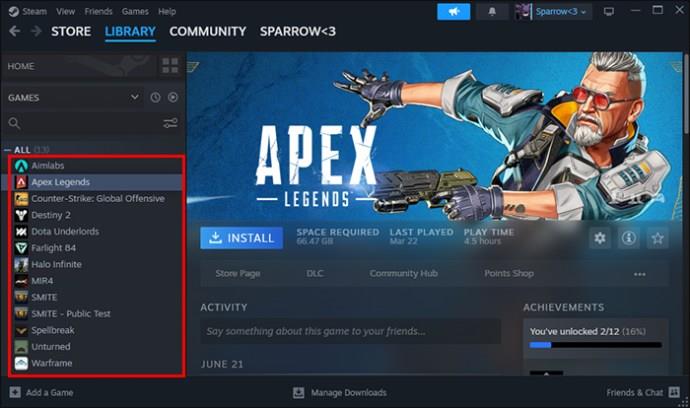 Jak skrýt hry před přáteli ve službě Steam