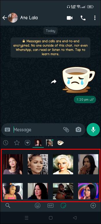 Kako koristiti naljepnice u WhatsAppu