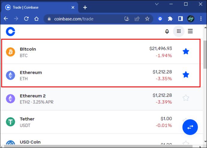 Jak najít adresu peněženky Coinbase