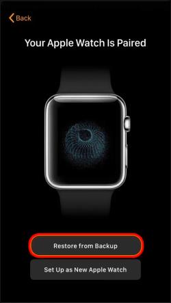 Hur man ansluter Apple Watch till en ny telefon