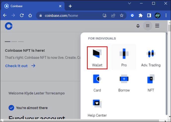 Jak najít adresu peněženky Coinbase