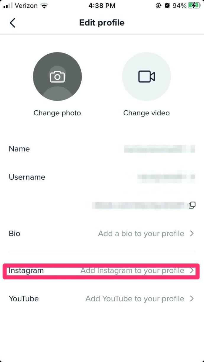 Kako dodati svoj Instagram na TikTok