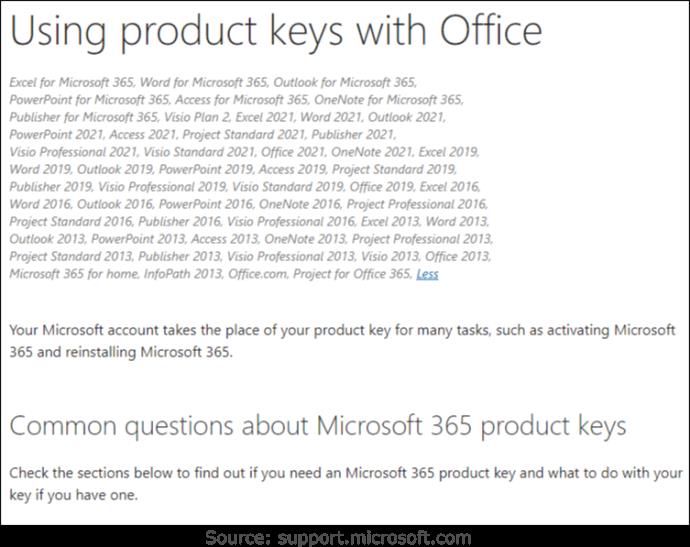 Hogyan találja meg a Microsoft Office termékkulcsát