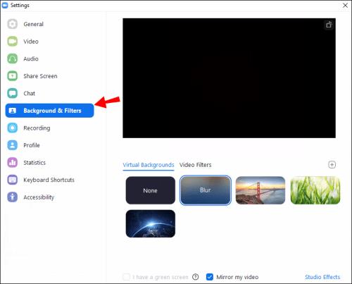 Как да замъглите фона в Zoom