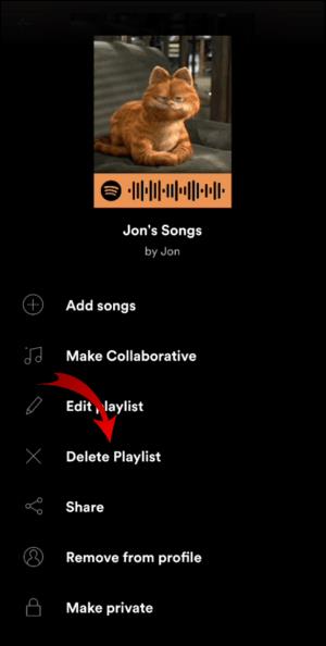 Jak odstranit seznam skladeb ve Spotify