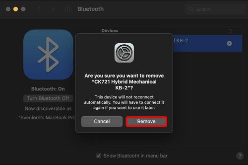 Jak odpojit klávesnici Bluetooth od počítače Mac