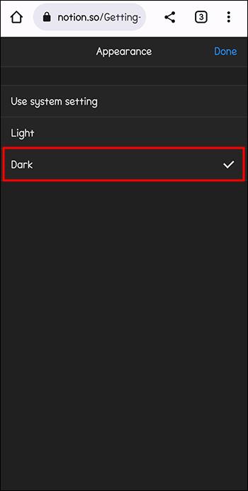 Hvernig á að virkja Dark Mode í Notion