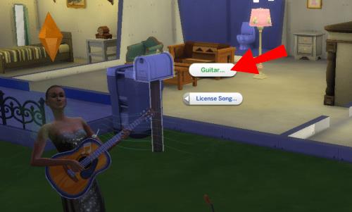 Jak psát písně v Sims 4