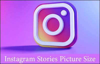 Správná velikost obrázku příběhů Instagram