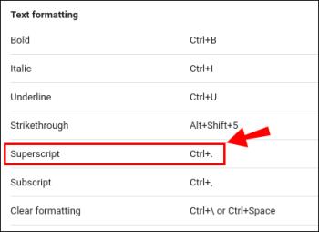 Kā rakstīt eksponentus Chromebook datorā