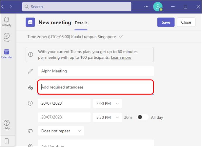 Kako organizirati sastanak u Microsoft Teams