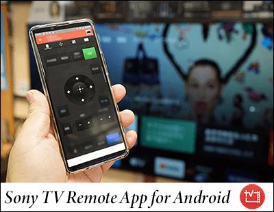 Aplikace Sony TV Remote pro Android