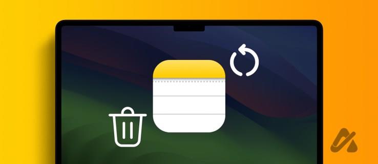 Slik gjenoppretter du slettede notater på Mac