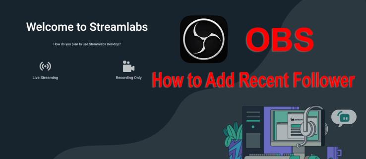 Πώς να προσθέσετε έναν πρόσφατο ακόλουθο στο OBS