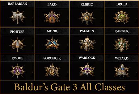 Усі класи в Baldurs Gate 3