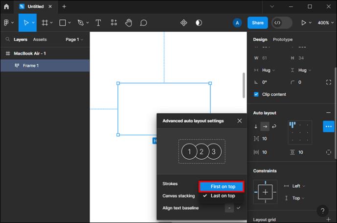 Sådan bruger du automatisk layout i Figma