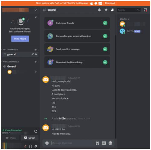 Як видалити всі повідомлення в Discord