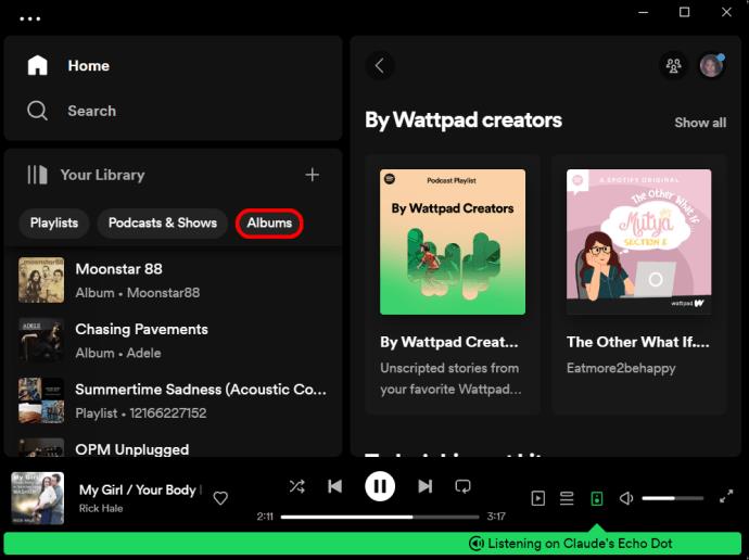 Hvernig á að sækja lög frá Spotify