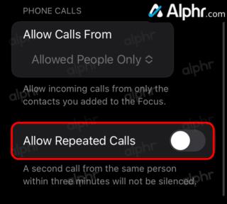 Как да коригирате звъненето на IPhone, когато е зададено „Не безпокойте“.