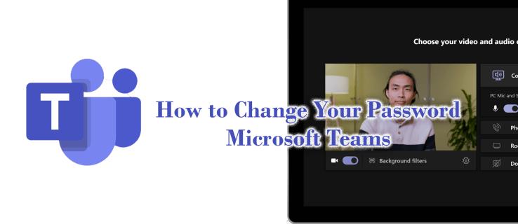 Kuinka vaihtaa salasanasi Microsoft Teamsiin