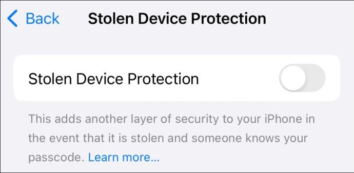 Πώς να ενεργοποιήσετε την προστασία κλεμμένης συσκευής στο iPhone σας