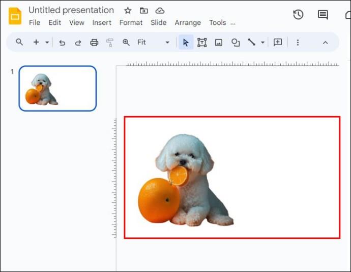 Jak odstranit pozadí z obrázku v Google Slides