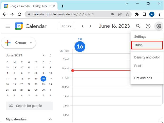 Slik gjenoppretter du slettede hendelser i Google Kalender