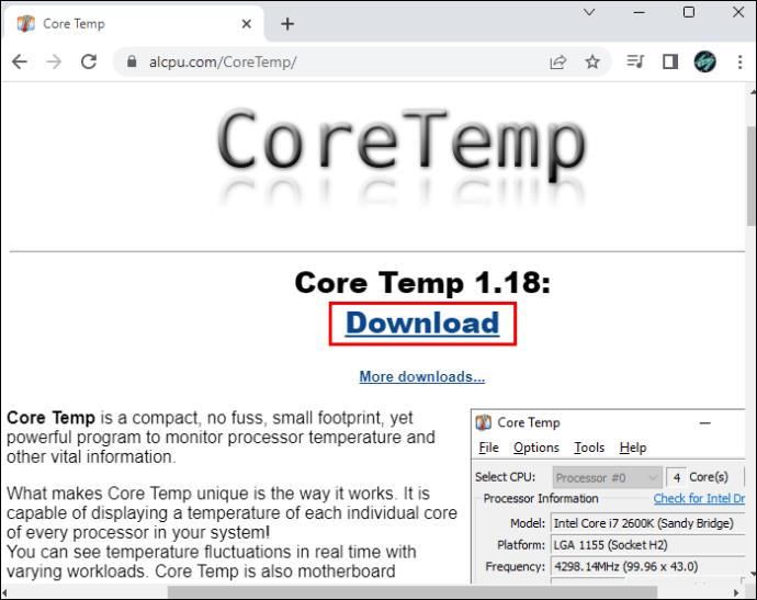 Sådan kontrollerer du CPU-temperaturen på en Windows 11-pc