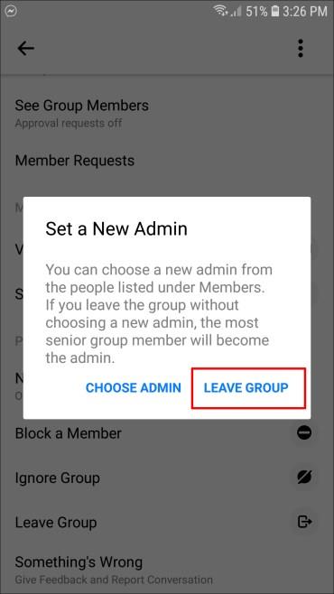 Kā atstāt grupu pakalpojumā Facebook Messenger