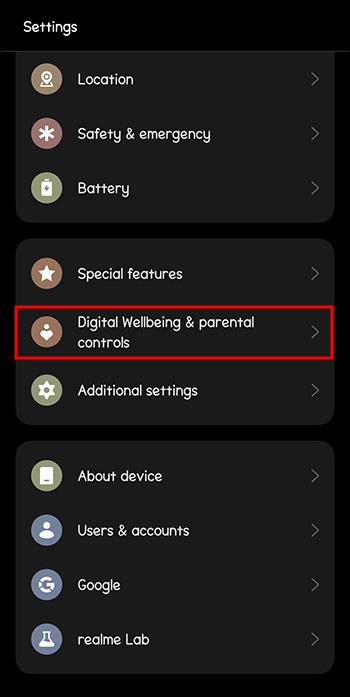 Porozumění rodičovské kontrole pro Android
