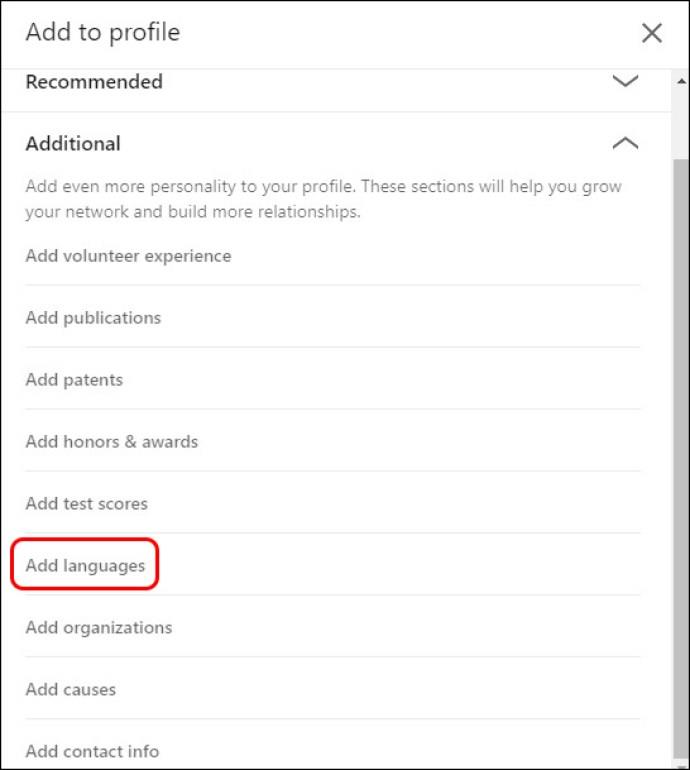 Kako dodati jezične vještine na LinkedIn