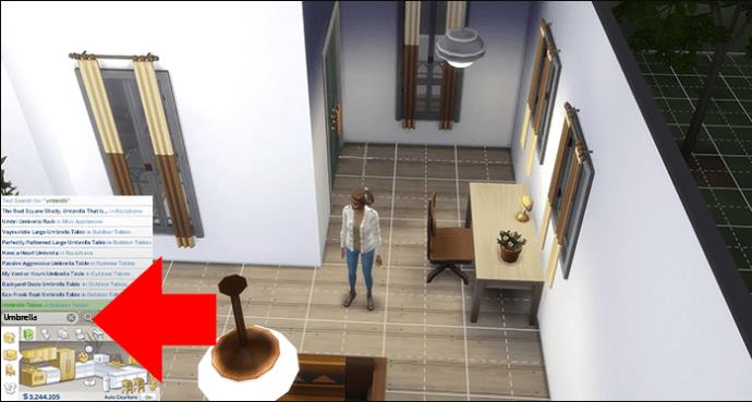 Kaip gauti skėtį „The Sims 4“.