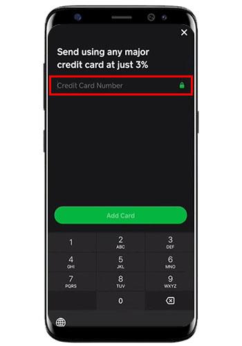 Як додати кредитну картку в додаток Cash