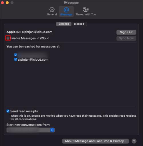 Az IMessage nem szinkronizálásának javítása Mac számítógépen