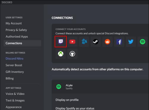 Jak připojit Discord k Twitch Stream