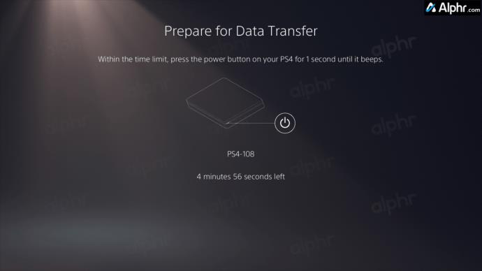 PS4 adatok átvitele PS5-re