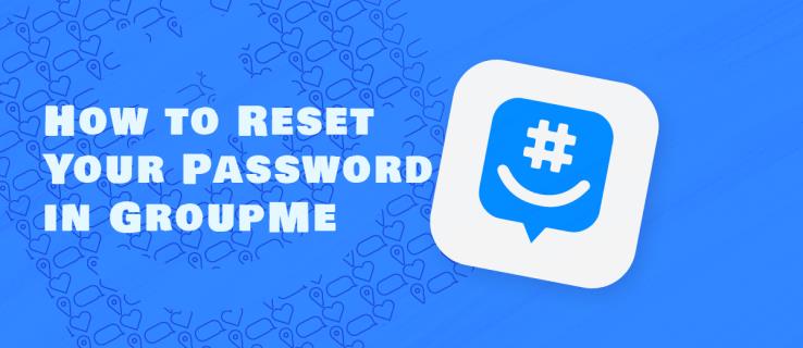 Slik tilbakestiller du passord i GroupMe