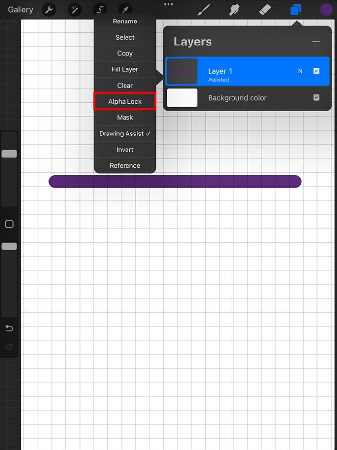 Procreate: Hogyan változtassuk meg a vonal színét