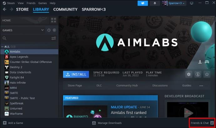 Hvernig á að fela leiki frá vinum í Steam