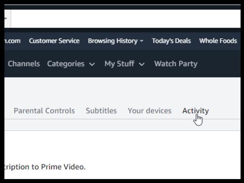 Hur man tar bort din historik och bevakningslista från Amazon Prime Video