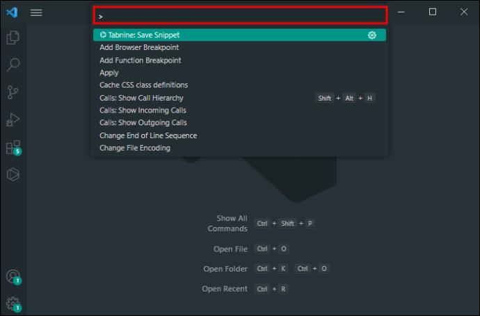 Új ablak megnyitása VS Code-ban