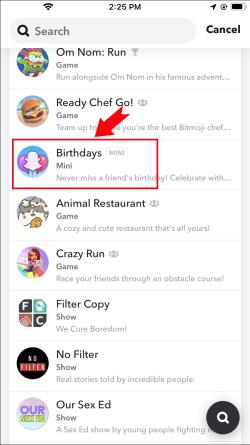 Kako provjeriti rođendane svojih prijatelja na Snapchatu