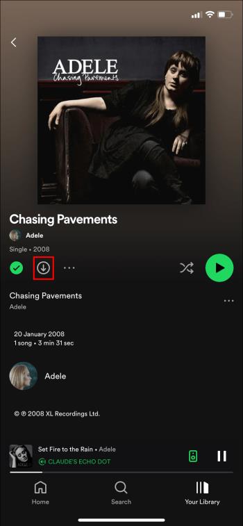 Hvernig á að sækja lög frá Spotify