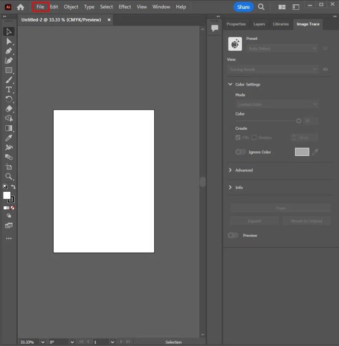 How To Trace An Image In Illustrator