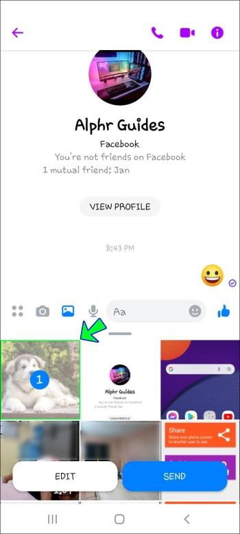 Kako poslati privitke u Facebook Messengeru