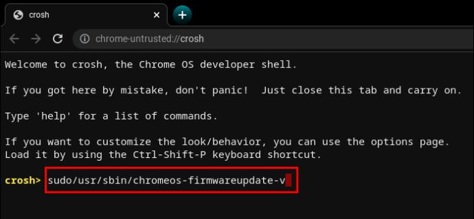CROSH-kommandon – en guide för din Chromebook