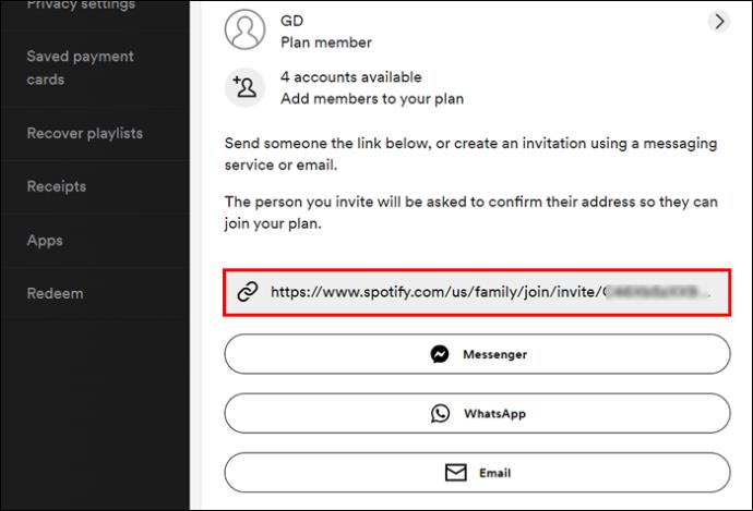 Як додати когось до сімейного плану в Spotify
