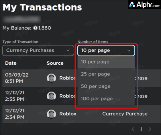 Πώς να δείτε το ιστορικό αγορών στο Roblox