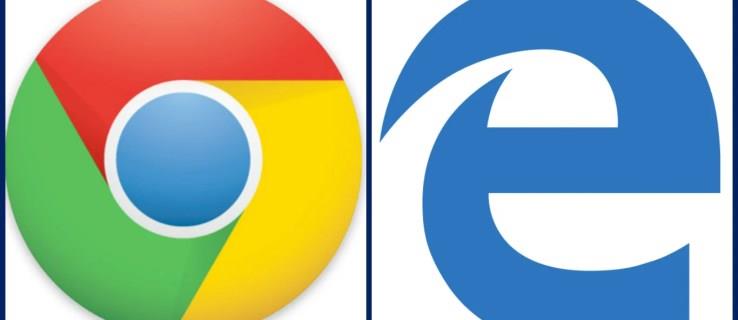 Windows 10's Edge Browser knuser Chrome i Microsofts batteritest